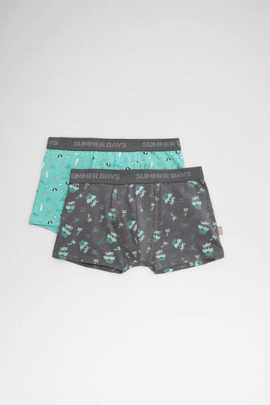 PACK-2 BOXERS ADOLESCENTE SUMMER DAYS