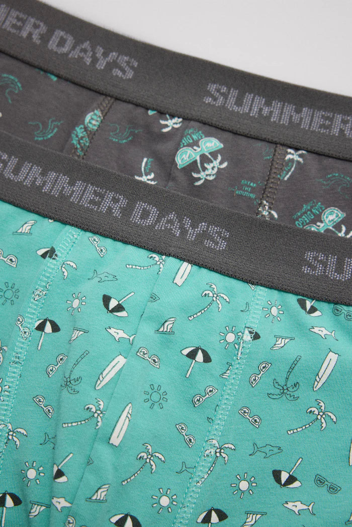 PACK-2 BOXERS ADOLESCENTE SUMMER DAYS