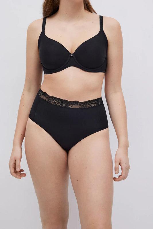 BRAGA REDUCTORA MEDIA COMPRESION CON ENCAJE 19061