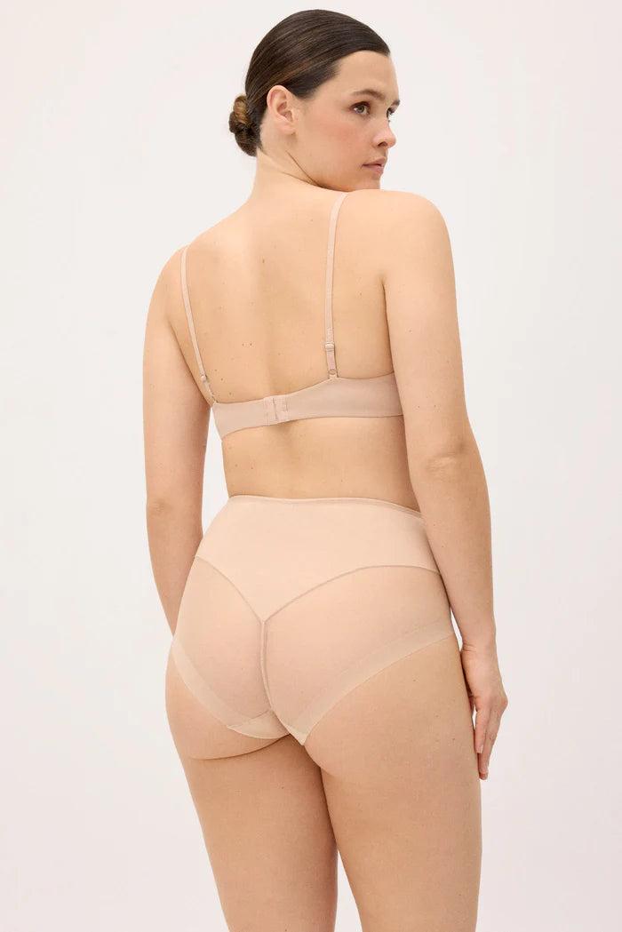 BRAGA REDUCTORA LIGERA COMPRESION ALGODON CON TUL