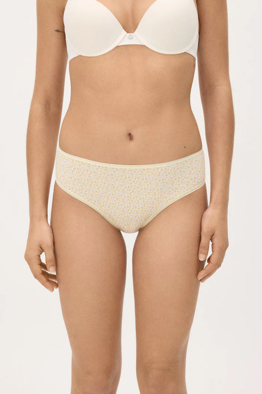 PACK-2 BRAGAS MIDI YELLOW SPRING PRINTS