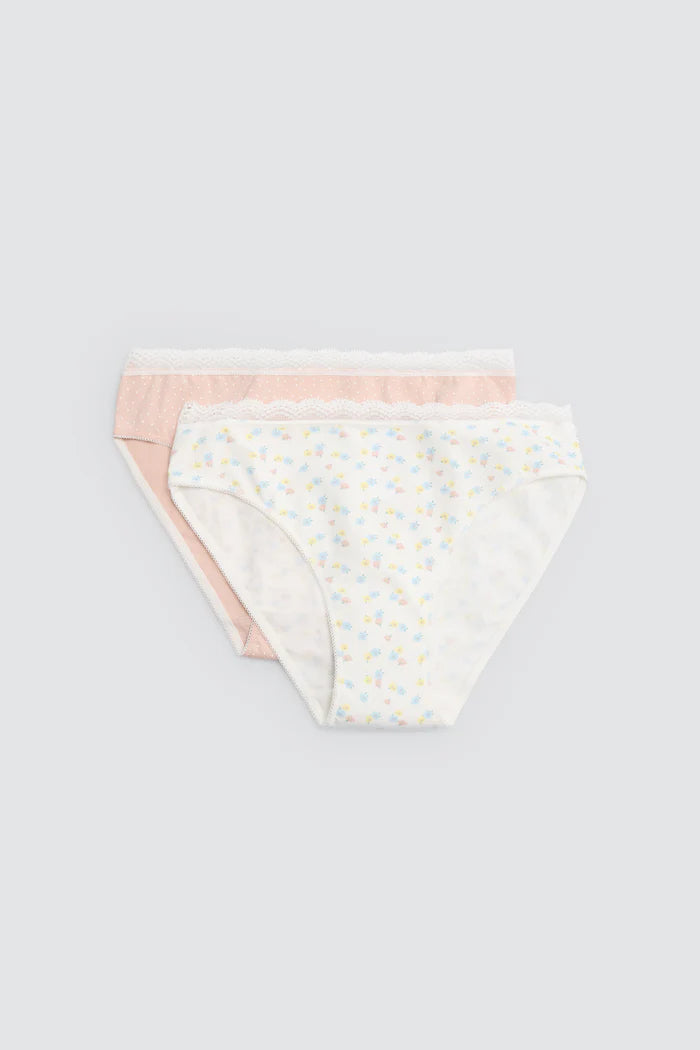 PACK-2 BRAGAS MIDI ESTAMPADO PASTEL