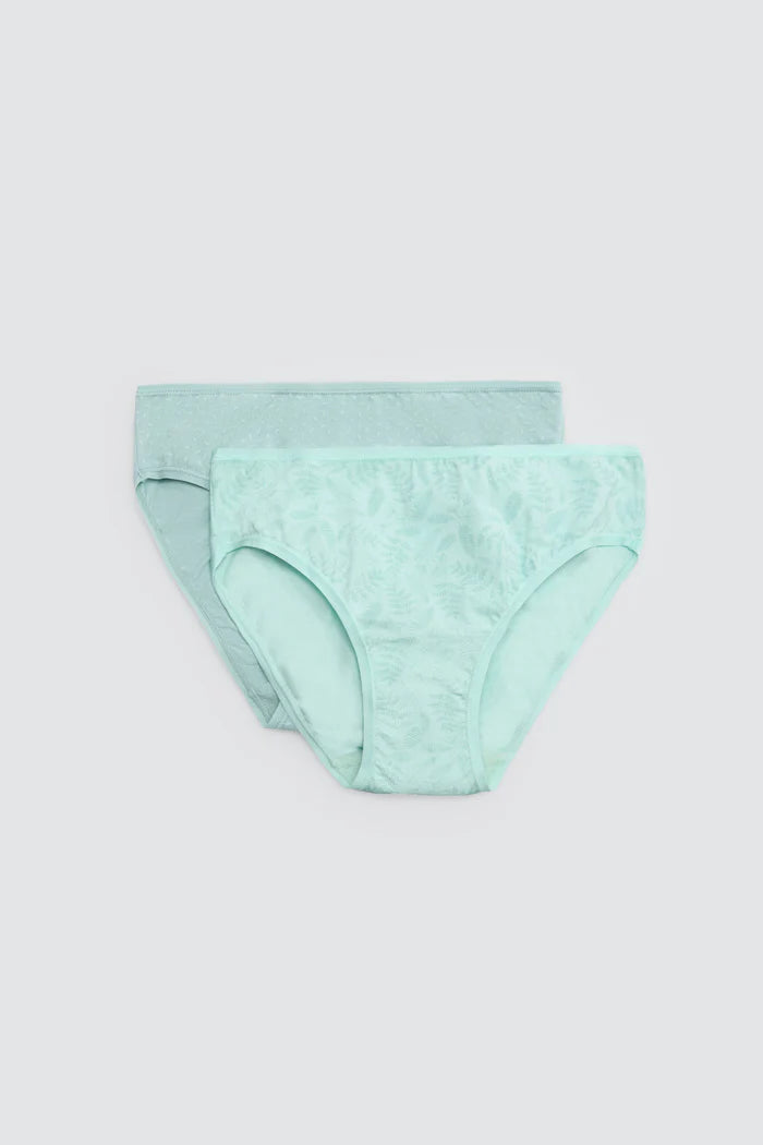 PACK-2 BRAGAS MIDI GREEN FOREST