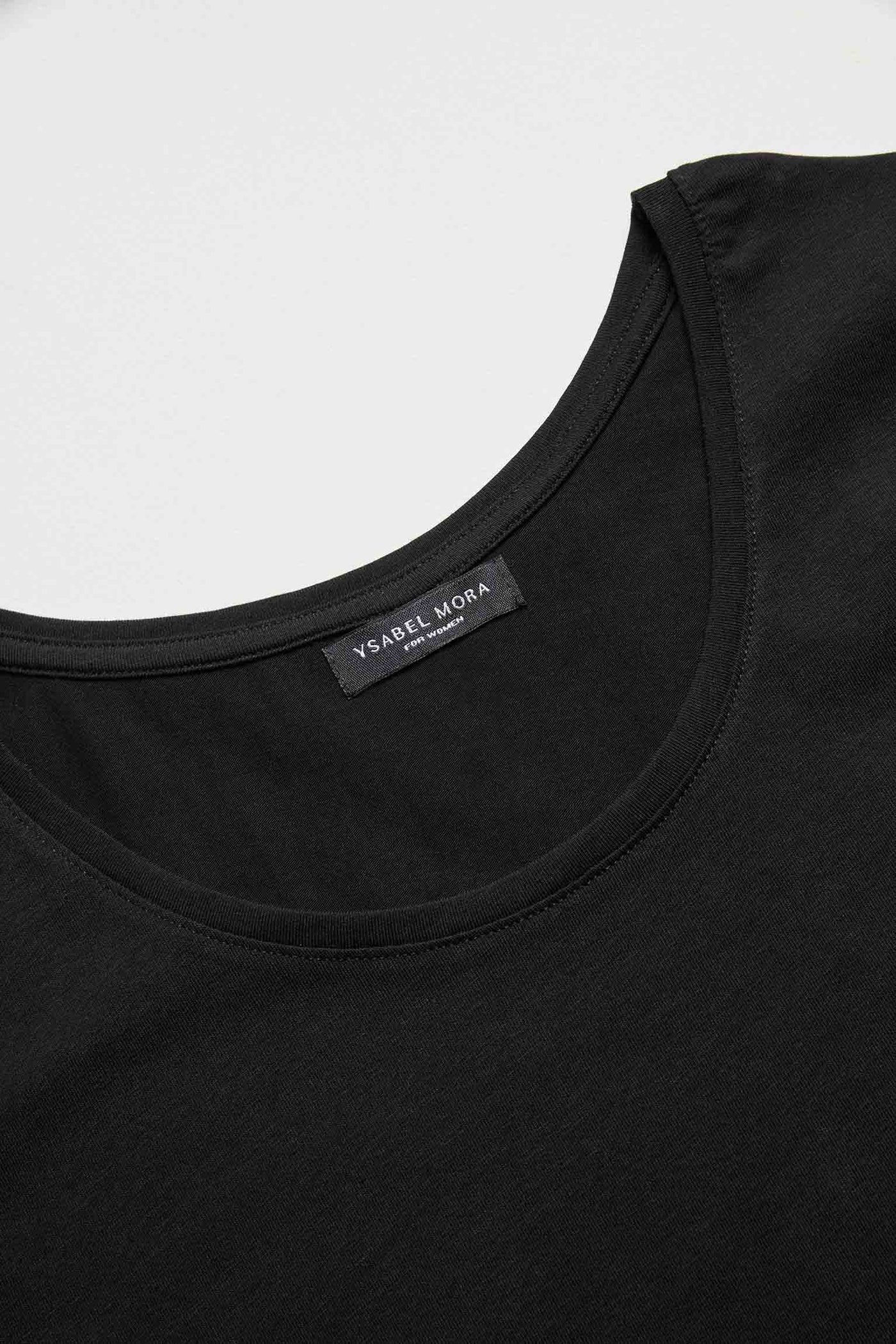 CAMISETA INTERIOR MANGA CORTA BASICA ALGODON MUJER