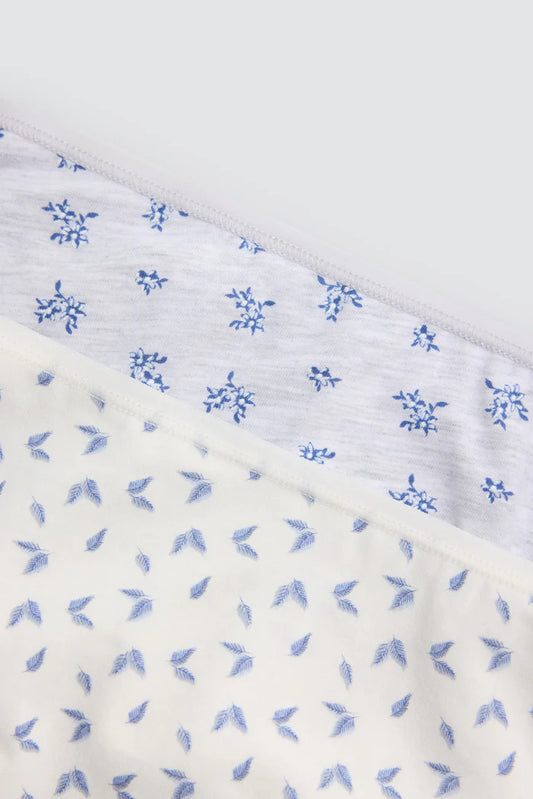 PACK-2 BRAGAS MIDI NATURAL BLUE PRINT