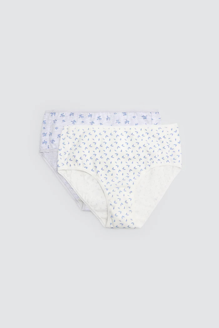 PACK-2 BRAGAS ESTAMPADO FLYING BIRDS