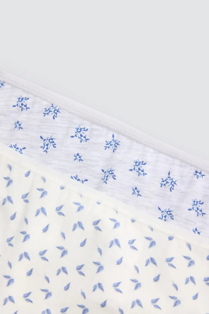 PACK-2 BRAGAS ESTAMPADO FLYING BIRDS