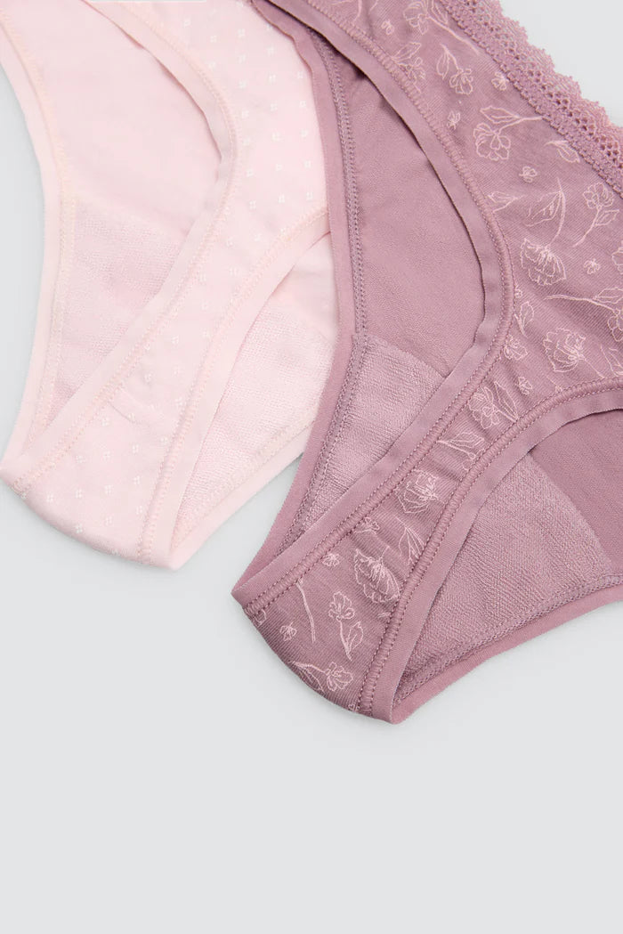 PACK-2 TANGAS ROSE CHIC PRINT