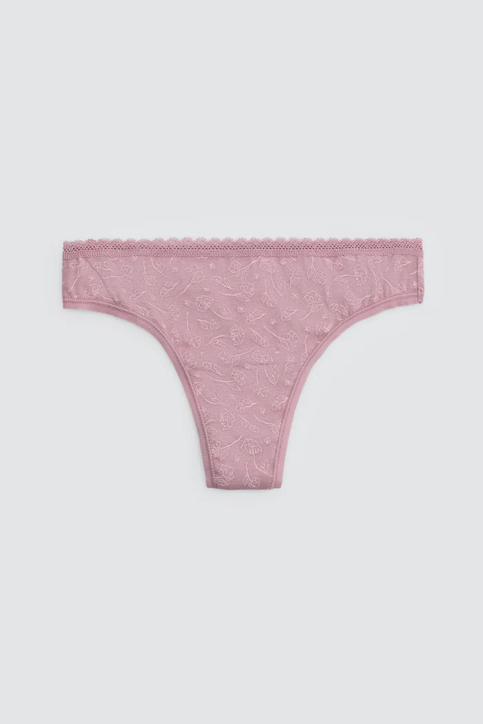 PACK-2 TANGAS ROSE CHIC PRINT