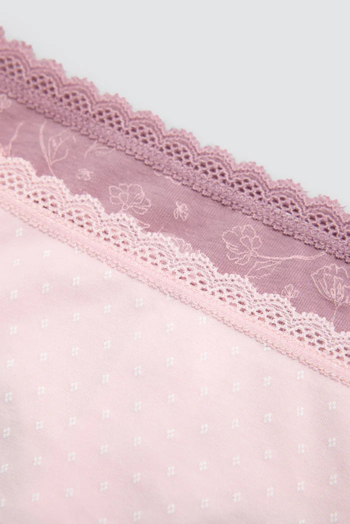 PACK-2 TANGAS ROSE CHIC PRINT