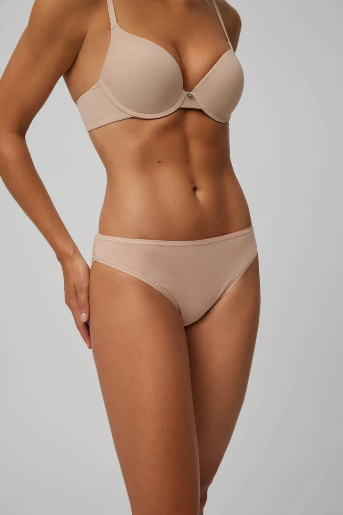 Pack 2 bragas mini básicas de algodón para mujer