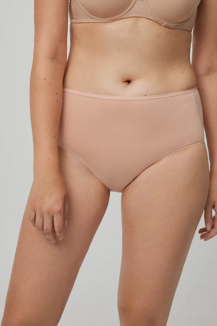 Pack 2 bragas altas de algodon mujer