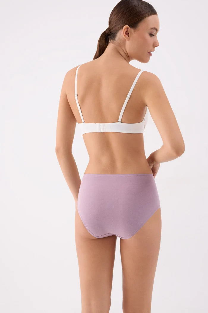 Pack 2 bragas altas de algodón mujer Ysabel Mora Aurora y Pale Peach
