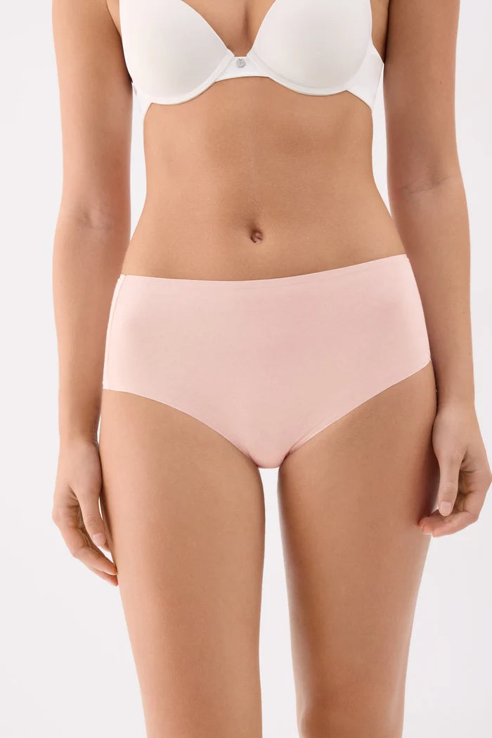 Pack 2 bragas altas de algodón mujer Ysabel Mora Aurora y Pale Peach