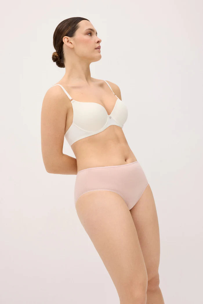 PACK-2 BRAGAS BASICAS DE ALGODON AMARILLO Y PIEL