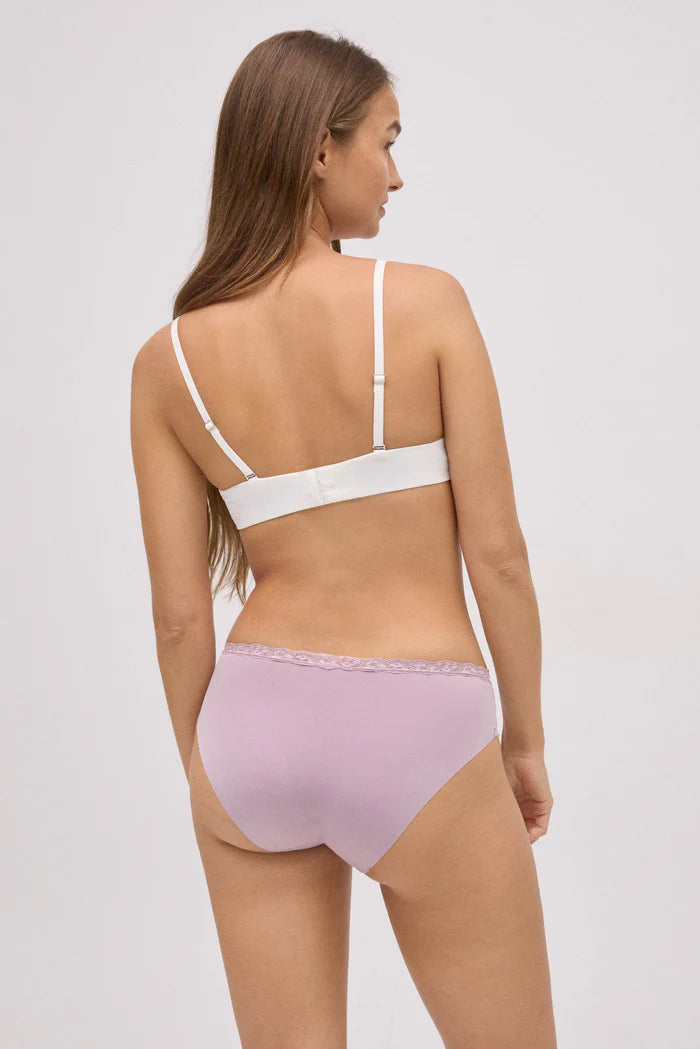 BRAGA MIDI ELASTICA CON ENCAJE