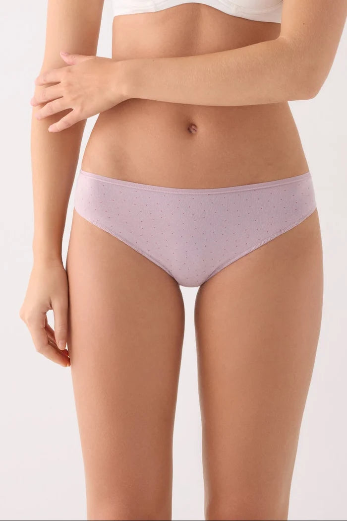 Pack de 2 tangas de algodón rosa