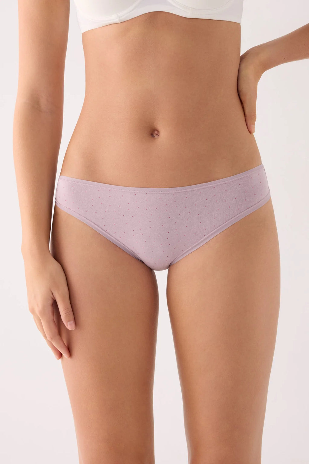 Pack de 2 bragas mini de algodón para mujer en tonos rosa