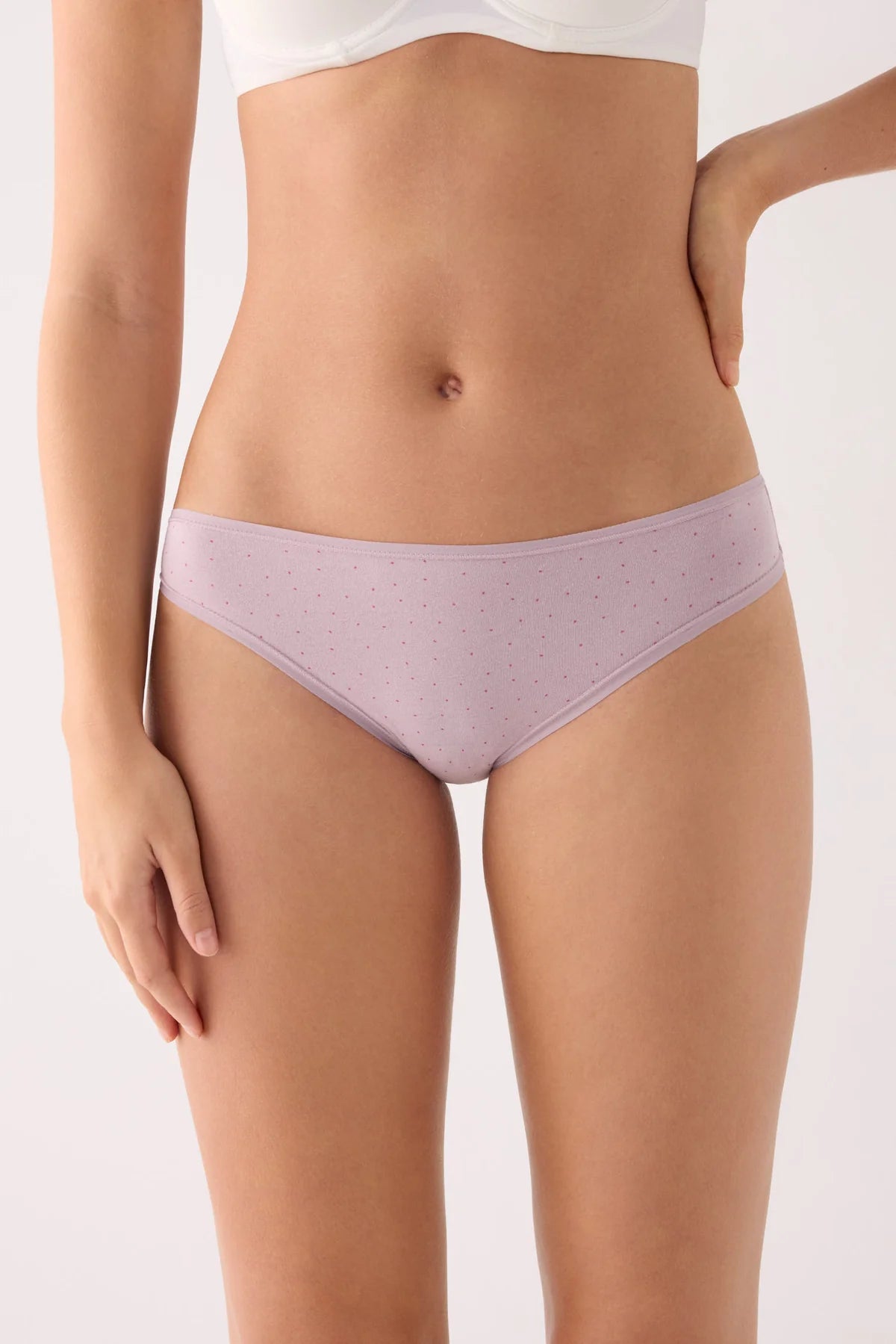 Pack de 2 bragas mini de algodón para mujer en tonos rosa