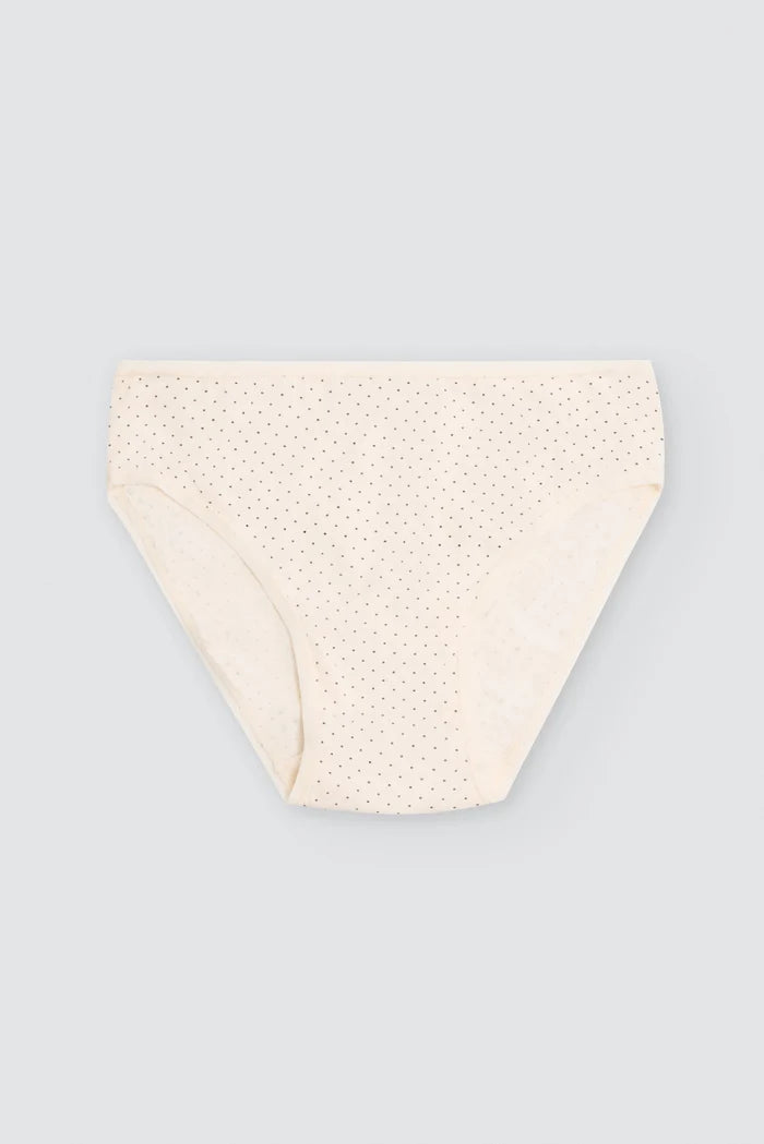 Pack 2 bragas midi mujer algodón estampadas negro y cava