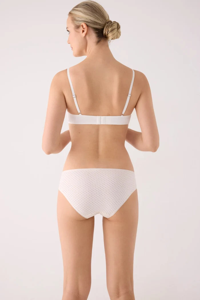 Pack 2 bragas midi mujer algodón estampadas negro y cava