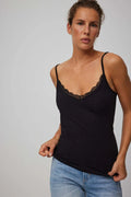 CAMISETA LENCERA TIRANTE FINO ALGODÓN