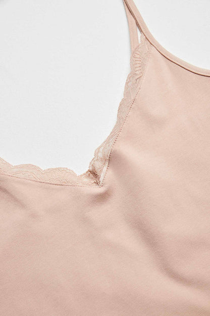 CAMISETA LENCERA TIRANTE FINO ALGODÓN
