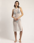 VESTIDO SIN MANGAS CALADO OPEN KNIT
