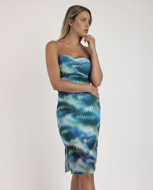 VESTIDO PALABRA DE HONOR SEA SHORE