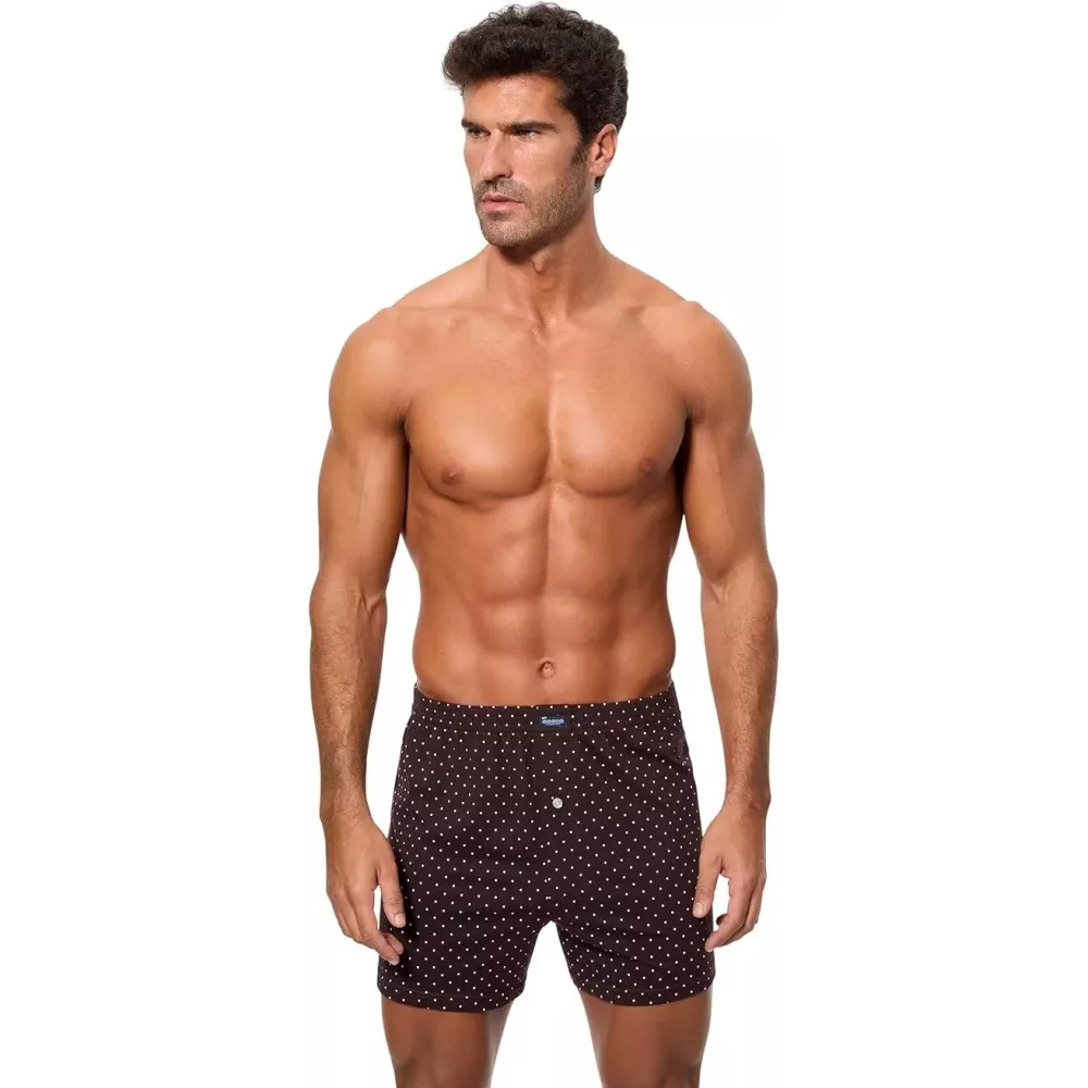 PACK-2 BOXERS ANCHOS MIX CAFE PIEDRA A0100