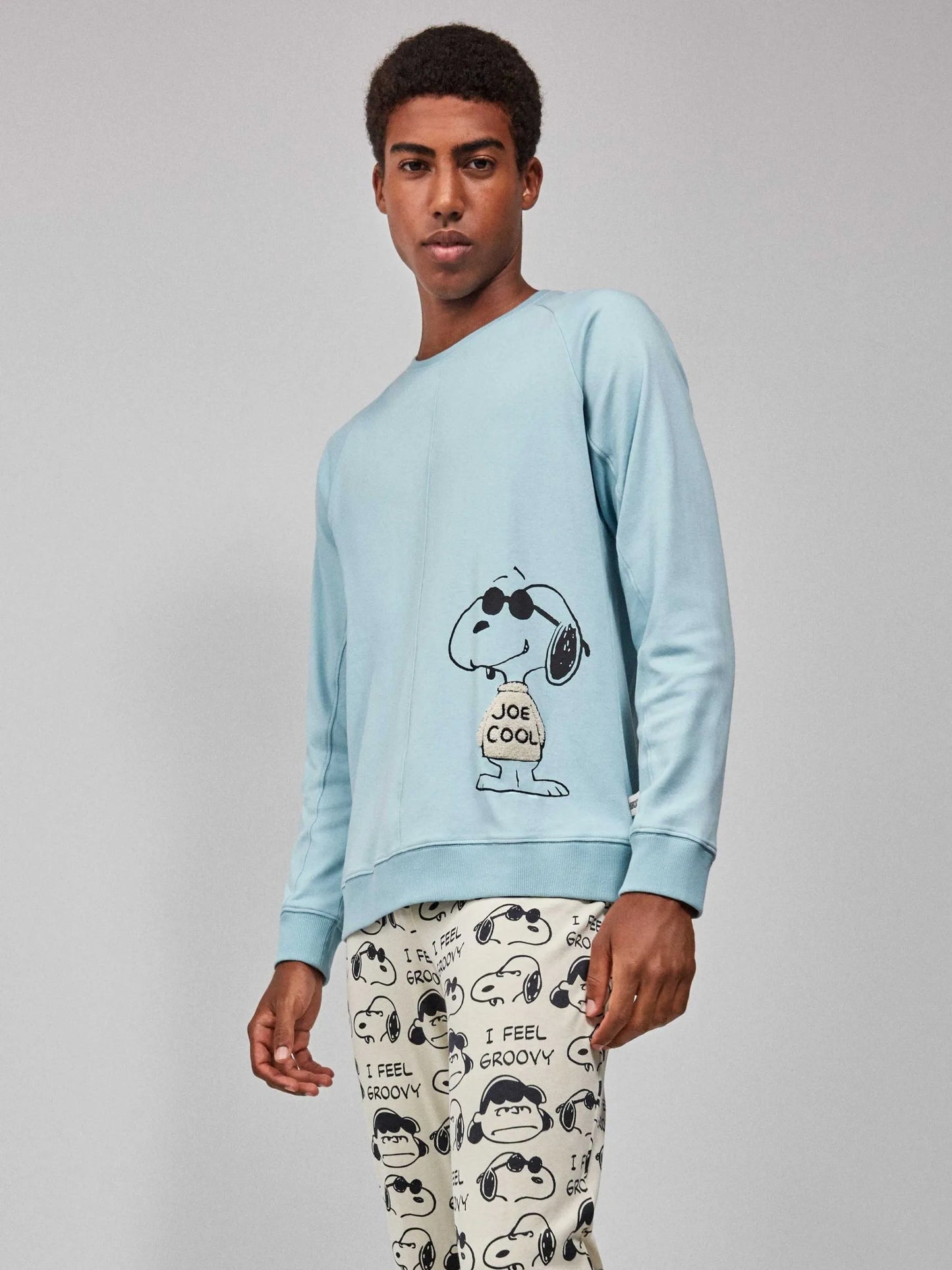 PIJAMA MANGA LARGA HOMBRE SNOOPY PEANUTSJOE COOL