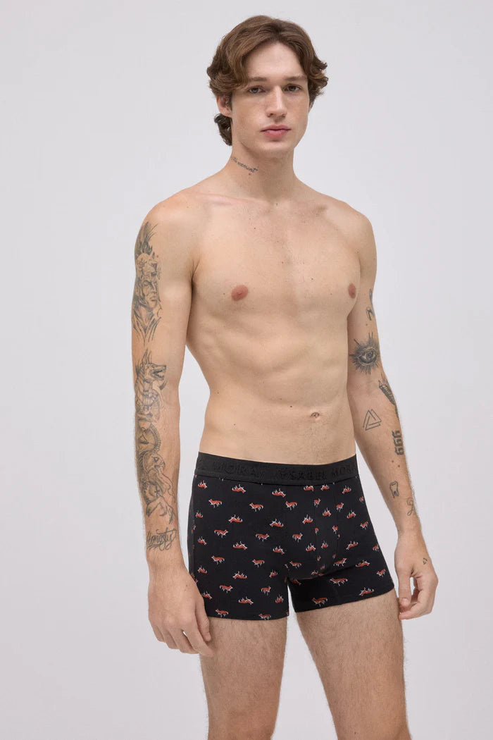 PACK-2 BOXERS SHORT MIDI ANIMAL PRINT 20420