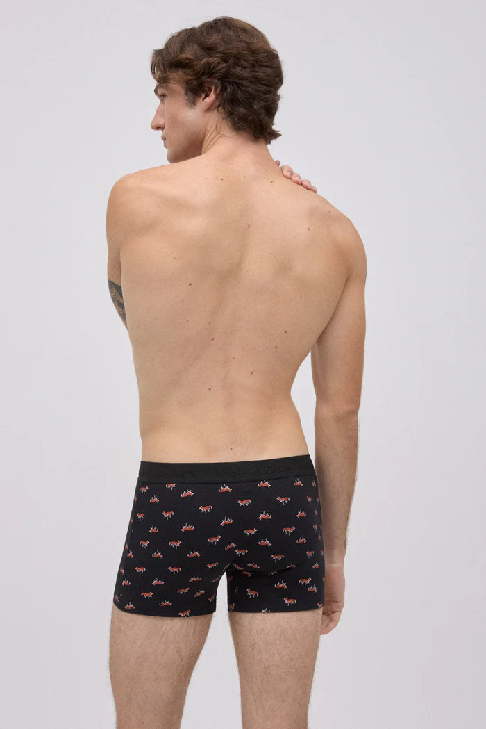 PACK-2 BOXERS SHORT MIDI ANIMAL PRINT 20420