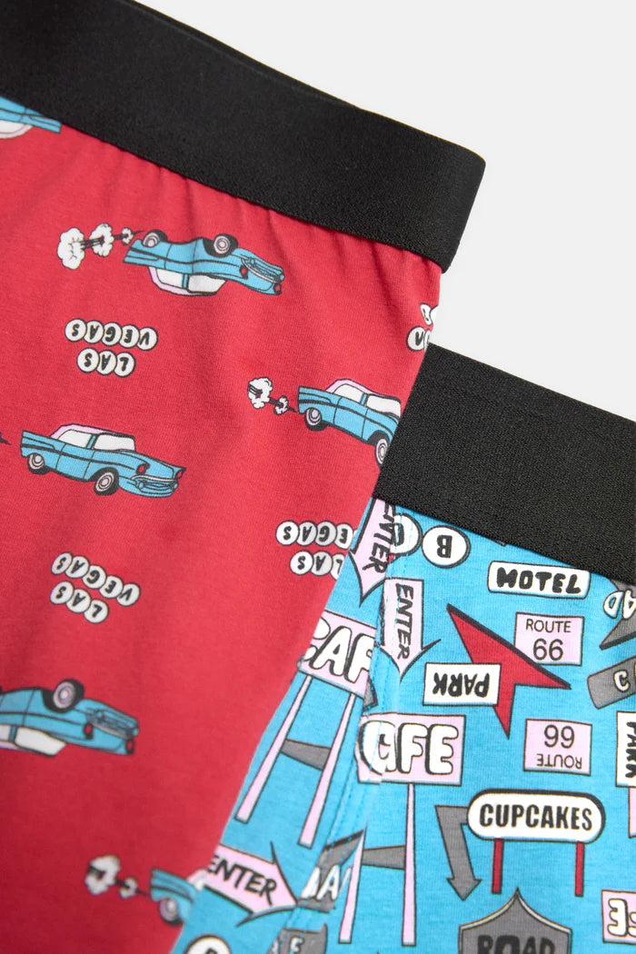 PACK-2 BOXERS SHORT MIDI POP TRAFFIC 20438