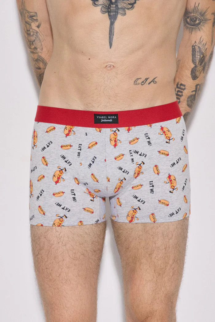 PACK-2 BOXERS SHORT MIDI ESTAMPADO FAST FOOD 20439