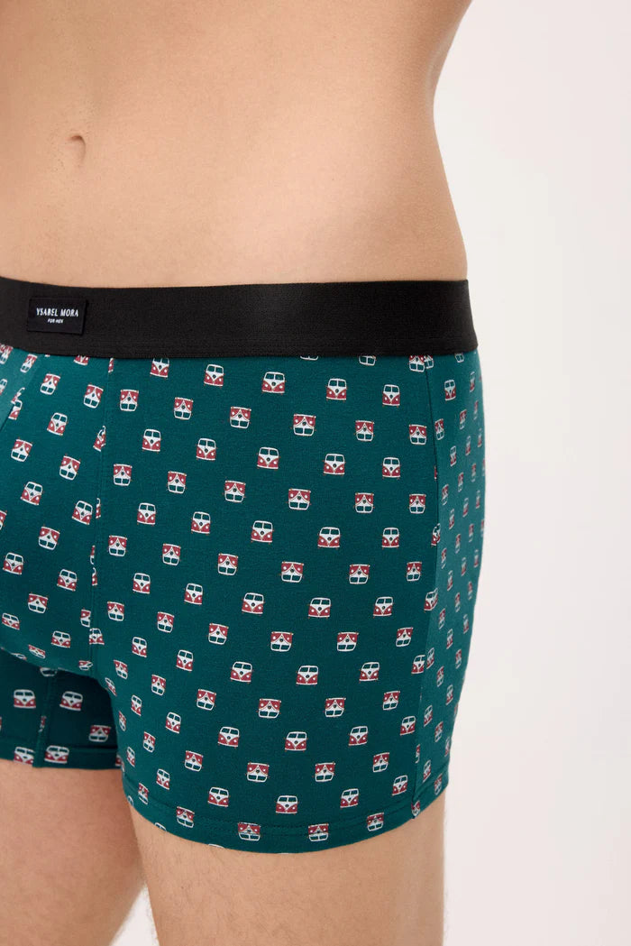 PACK-2 BOXERS SHORT MIDI CARS PARADISE