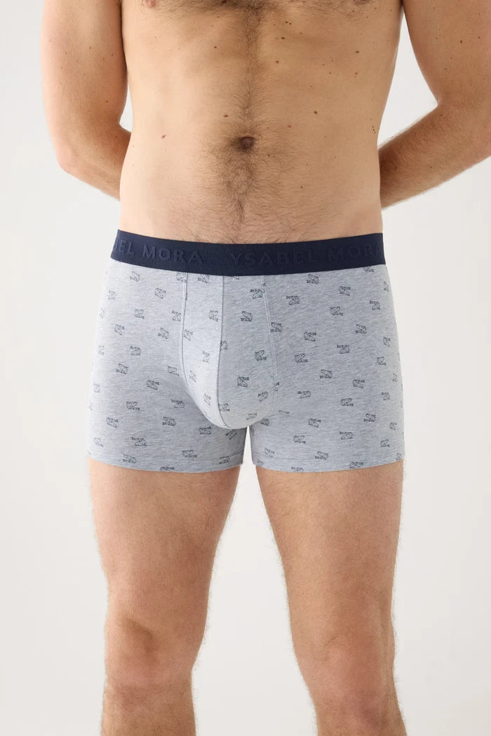 Pack de 3 bóxers para hombre Ysabel Mora de algodón con estampados