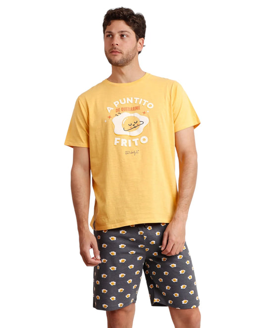 PIJAMA MANGA CORTA A PUNTO DE QUEDARME FRITO