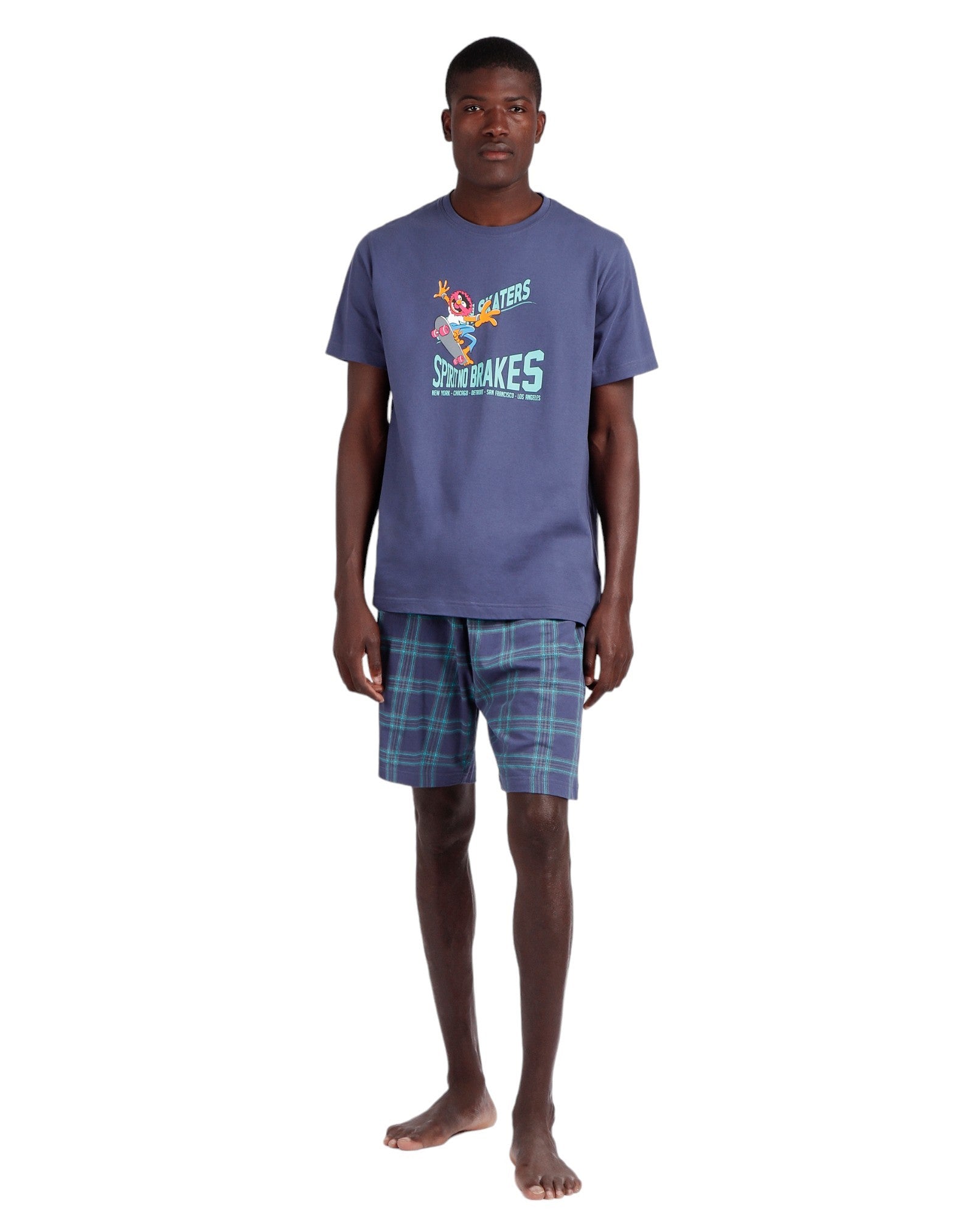PIJAMA MANGA CORTA SKATERS SPIRIT NO BRAKES