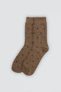 Calcetines hombre marrones con motivos Ysabel Mora