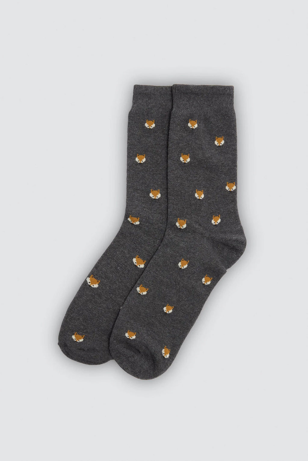 Calcetines hombre grises con zorros Ysabel Mora