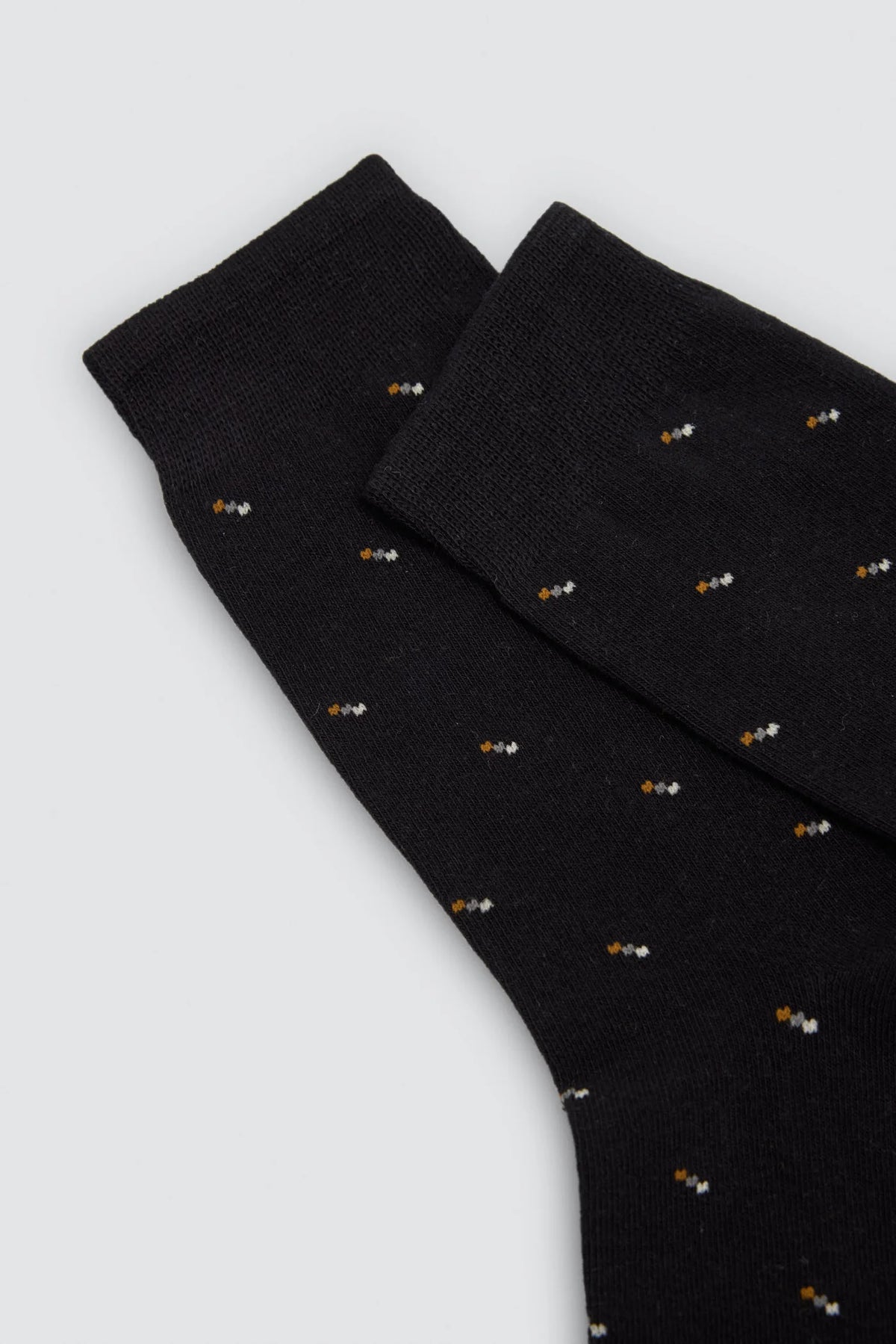 Calcetines hombre negros con microestampado Ysabel Mora