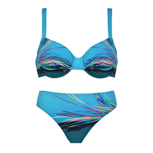 BIKINI CON ARO SIN RELLENO OCEAN RAINBOW