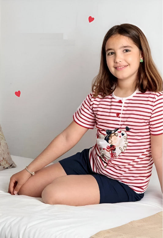PIJAMA MANGA CORTA NIÑA GOOD FRIENDS