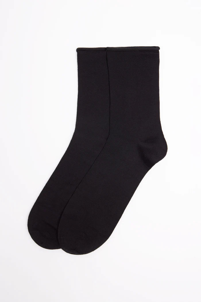 CALCETINES BASICOS HILO DE ESCOCIA SIN PUÑO