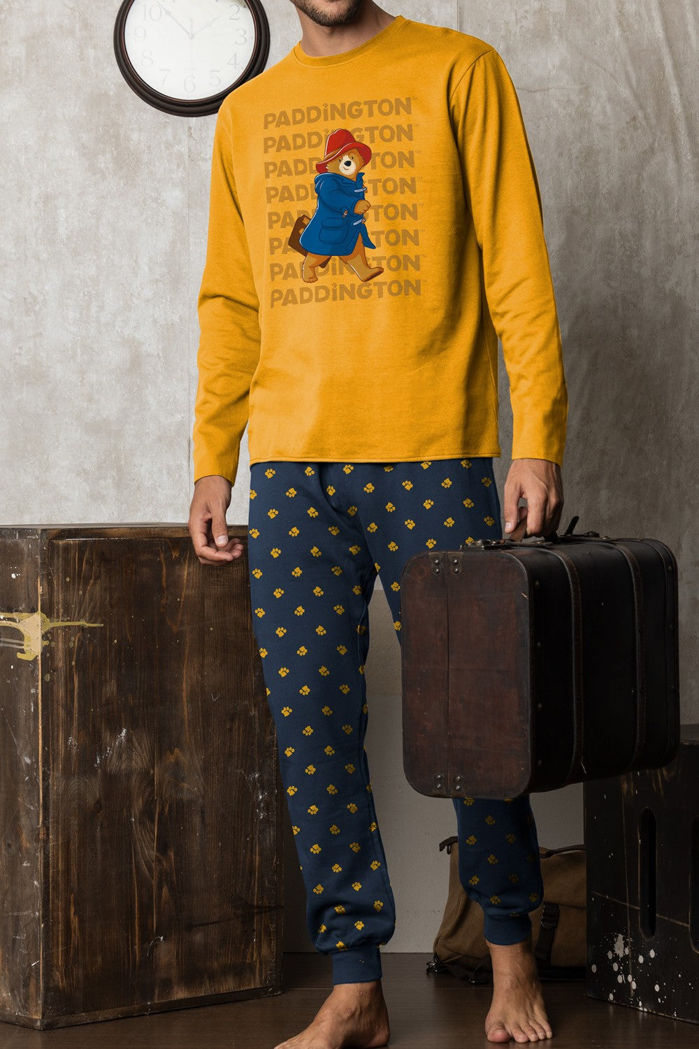 PIJAMA MANGA LARGA HOMBRE OSITO PADDINGTON