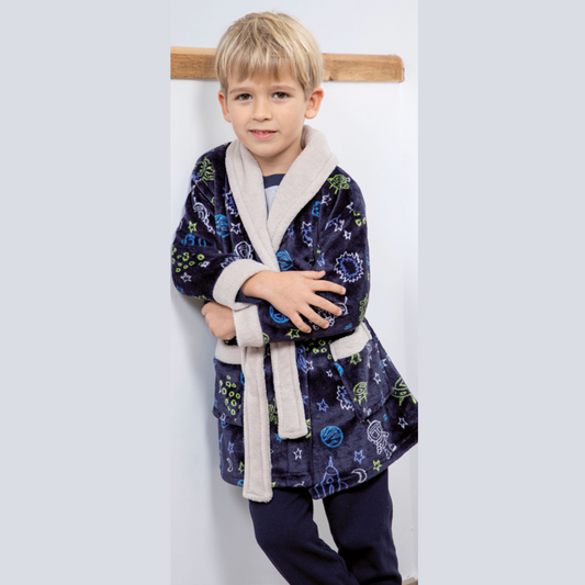BATA INFANTIL CON BOLSILLOS MARCIANOS