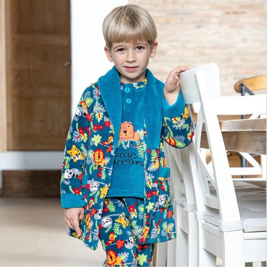 BATA INFANTIL ANIMALITOS ABOTONADA
