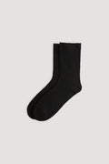 CALCETINES DE LANA NEGRO SIN PUÑO