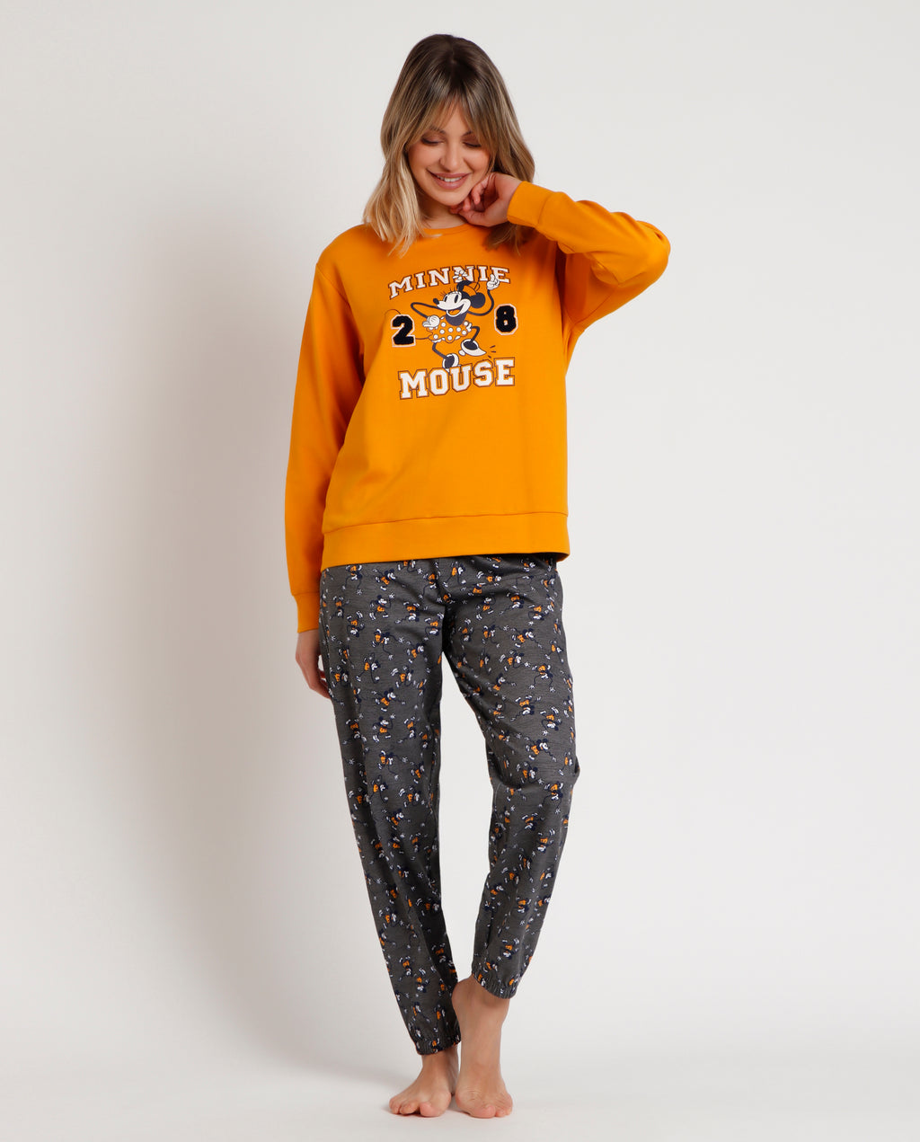 PIJAMA MANGA LARGA MUJER MINNIE 28